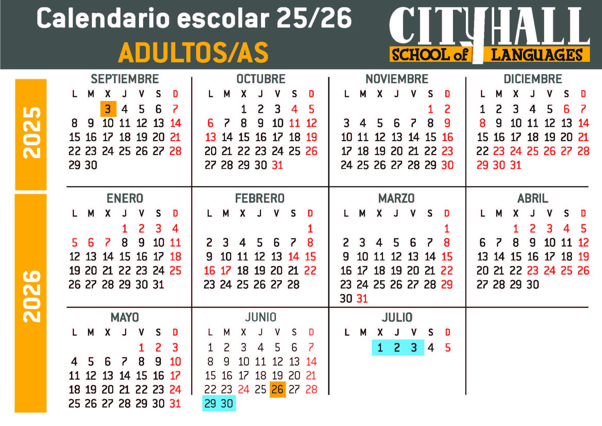 Calendario adultos 25-26